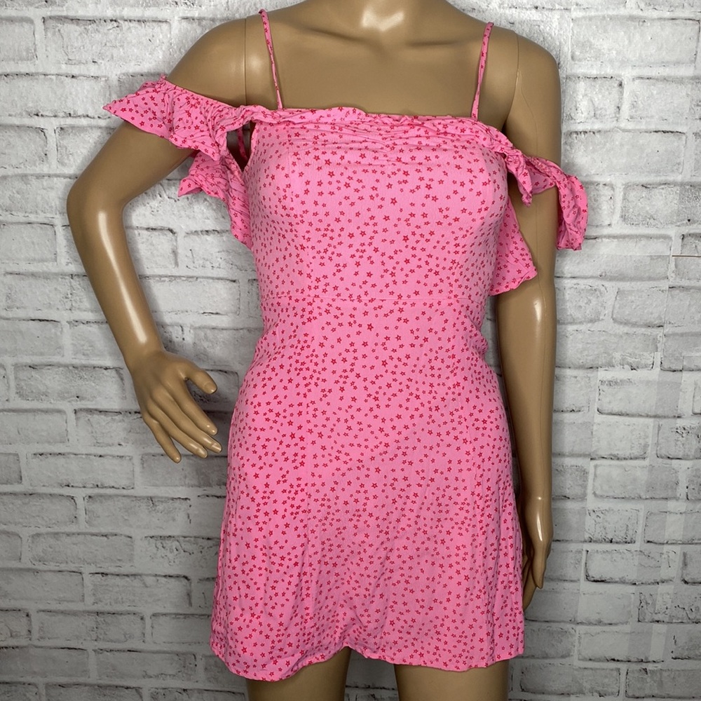 For Love & Lemons Aurora Star print mini dress